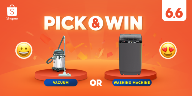 ShopeePH's tweet photo. ๐PICK & WIN Round 3! ๐
Ikaw ba ay #TEAMVacuum o #TEAMWashingMachine? Reply with the hashtag na gusto niyong mapanalunan at baka ikaw na ang maswerteng mananalo!ย
REPLY NA!ย
#ShopeePHPickAndWin
#ShopeePH66MidYearSale
#SikSikSaShopee https://t.co/2INXuCZeiO