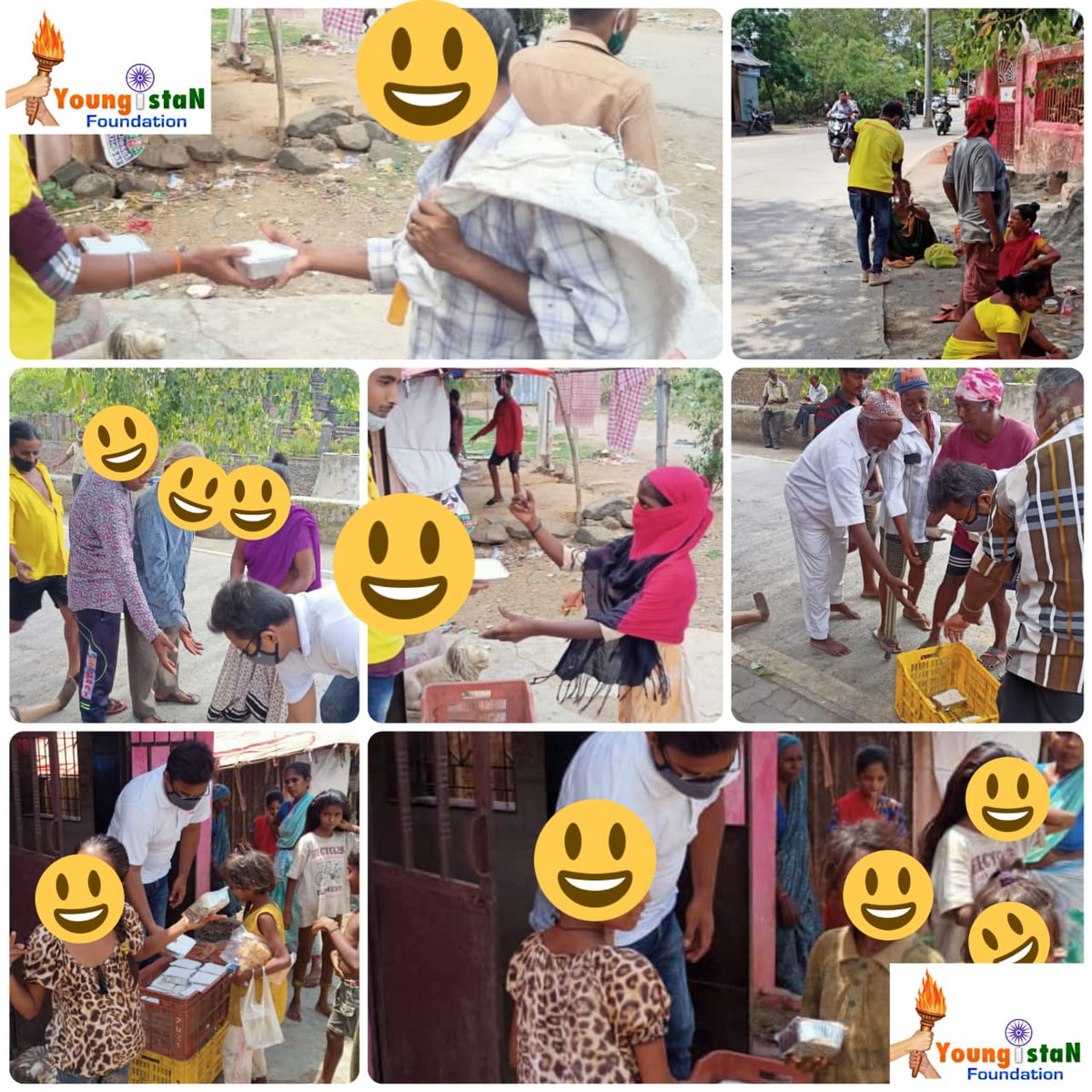 YoungistanArmy's tweet photo. #Food_Distribution_Drive

Yesterday Youngistan Army with Support of Khaana Chaiye Foundation distributed food at Slum Areas Near Ambernath and at areas near Shiv Mandir.

We request people to come forward in support of these needy people

#FoodDistribution
#YoungistanArmy https://t.co/VxJPANxmBX