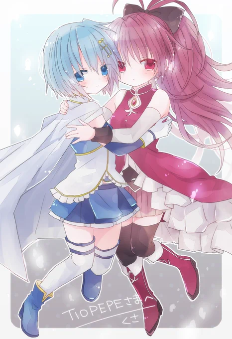 skebで描かせて頂きました〜!!!
まさかの杏さやちゃん依頼嬉しすぎちゃった…! 