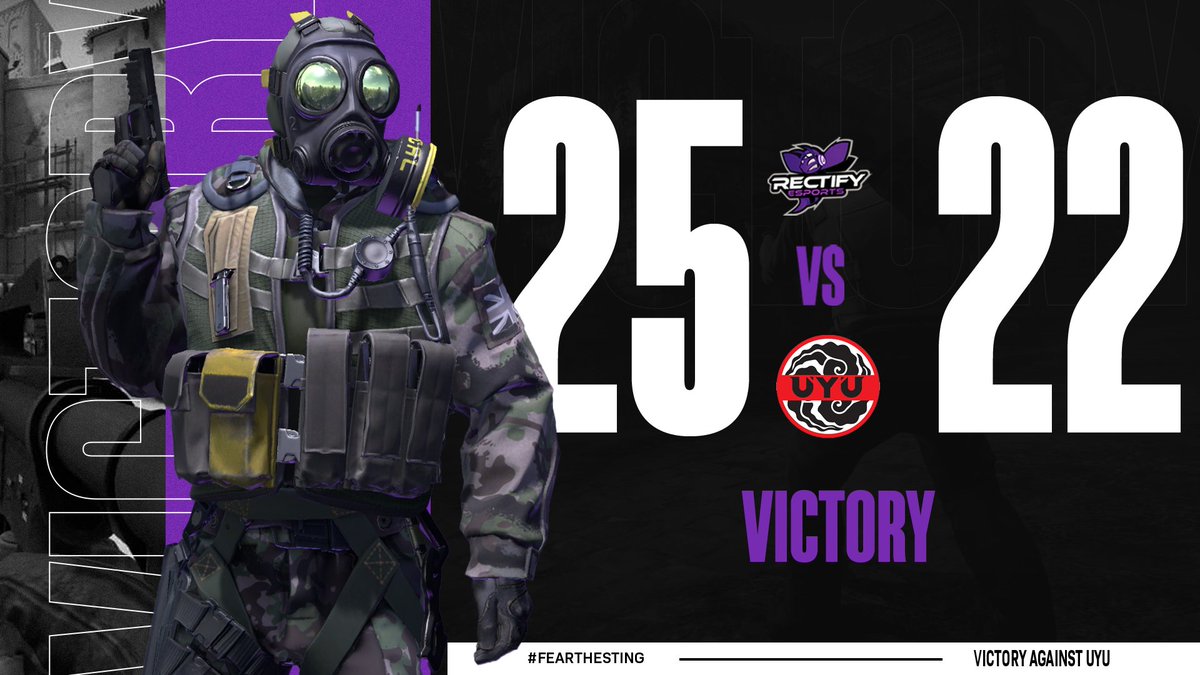 RectifyEsports's tweet photo. GG @UYU! It was a hard fought battle!
#RectifyCSGO will take this one and improve to 4-3 on the season for @ESEA Advanced.
#GetRectified https://t.co/urc84TOrvL