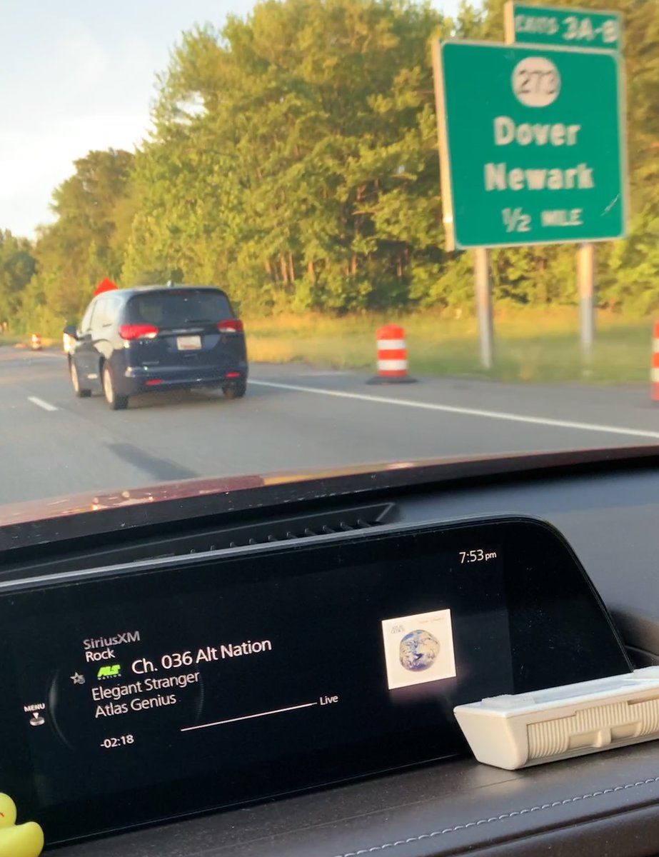 Caught the new tune <a href="/atlasgenius/">Atlas Genius</a> on <a href="/altnation/">Alt Nation</a> passing by <a href="/LiveAtFirefly/">Firefly Festival</a> exit! Cannot wait to hear it live!❤️🎉🍻