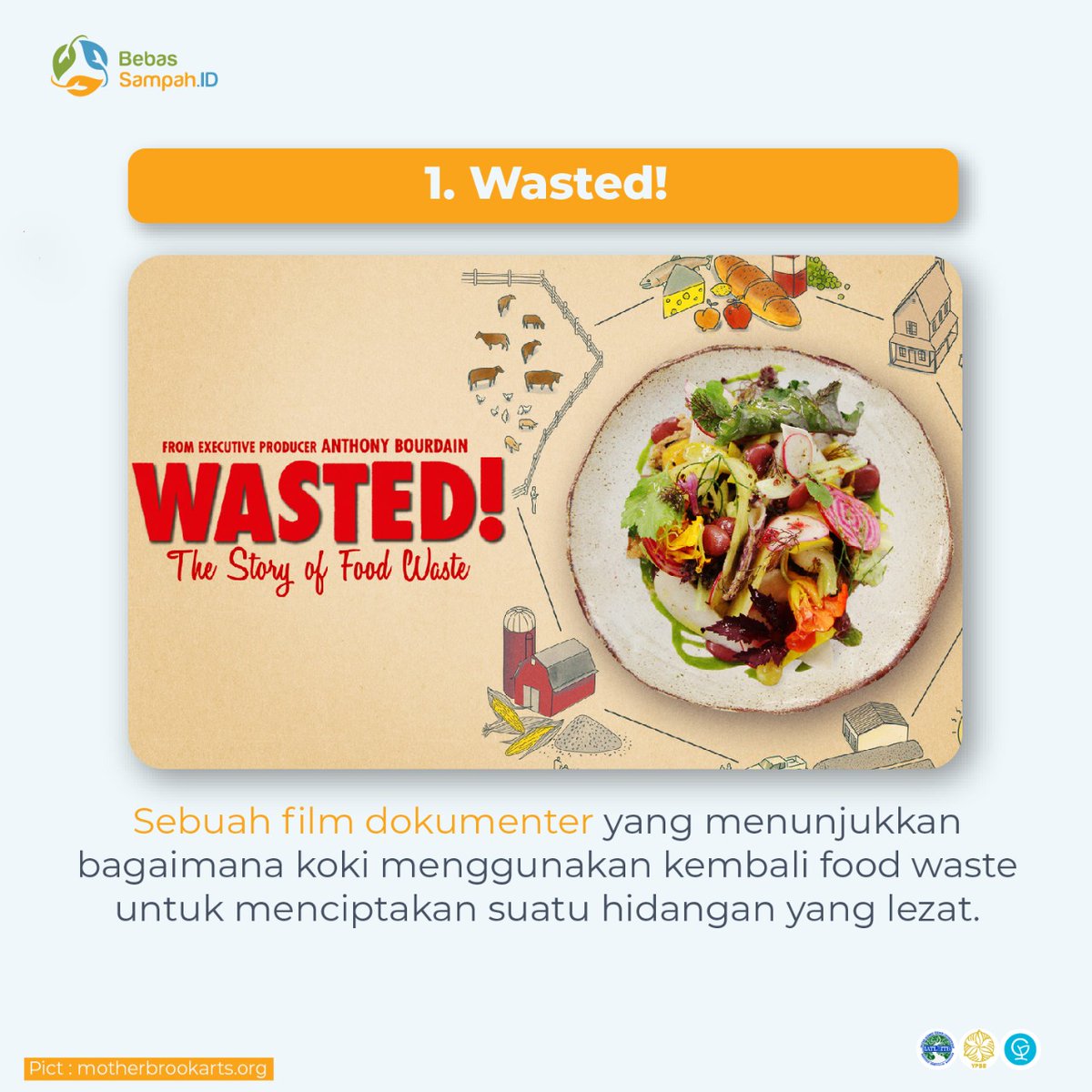 BebasSampahID's tweet photo. [DOKUMENTER FOOD WASTE!]
Halo Pegiat Persampahan
Yuk, cek postingan di bawah untuk mengetahui film-film dokumenter tentang food waste! 😉

#IndonesiaBebasSampah
#BebasSampahID
#ProgramGF
#Dari2021untuk2025
#ZeroWaste
#MulaiDariGenggamanmu https://t.co/XoX5bnnV7x