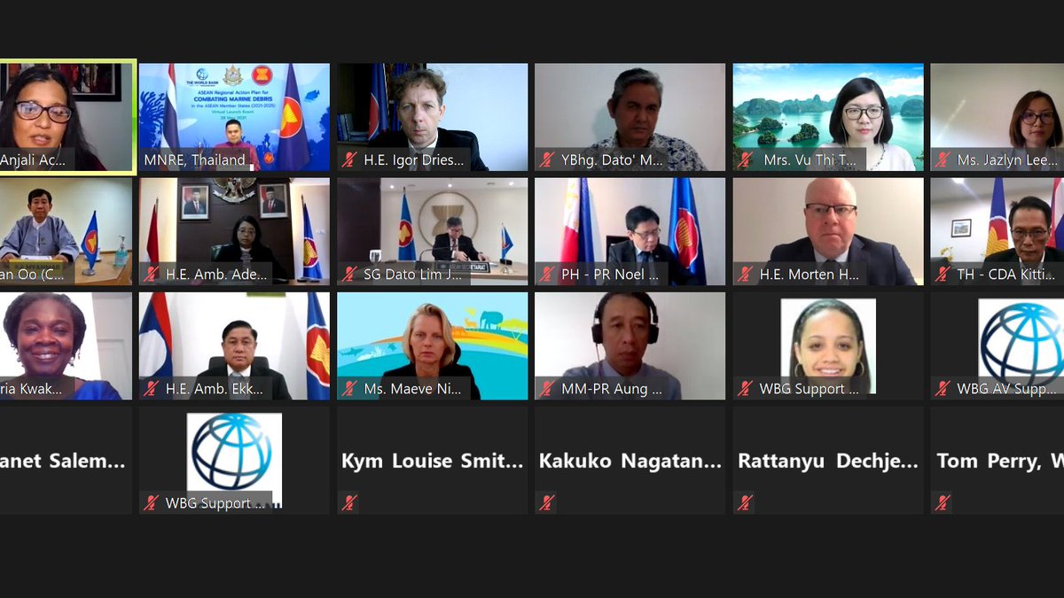 Congratulations to ASEAN for launching a Regional Action Plan for Combating #MarineDebris this morning. Norway will continue to be a partner to #beatplasticpollution in ASEAN with <a href="/AseanoProject/">ASEANO</a> and more.