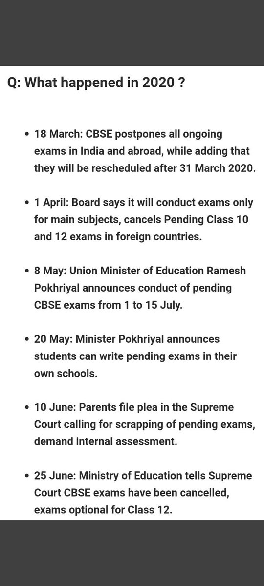 KaranRa94006421's tweet photo. #cancelExamsSaveStudent what happens in 2020?.....
It was the starting stage of covid they cancelled board exam.but now it was second wave cases are peake. GOI is just playing with the mental health and life of student.....
#modijisave12thstudents 
#cancelExamsSaveStudent https://t.co/hhPaq9NS9L