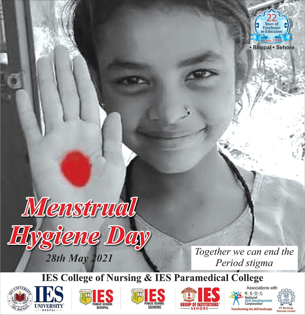 IESuniversity's tweet photo. Celebrating Womanhood!

With #IES_University pledge to educate the youth about the importance of menstrual hygiene.
The health and hygiene of the girls should be a primary goal to achieve.

Together we can end the period stigma.

#nomorelimits
#endingthetaboo
#periodsafety https://t.co/9dJ5RQKK7K