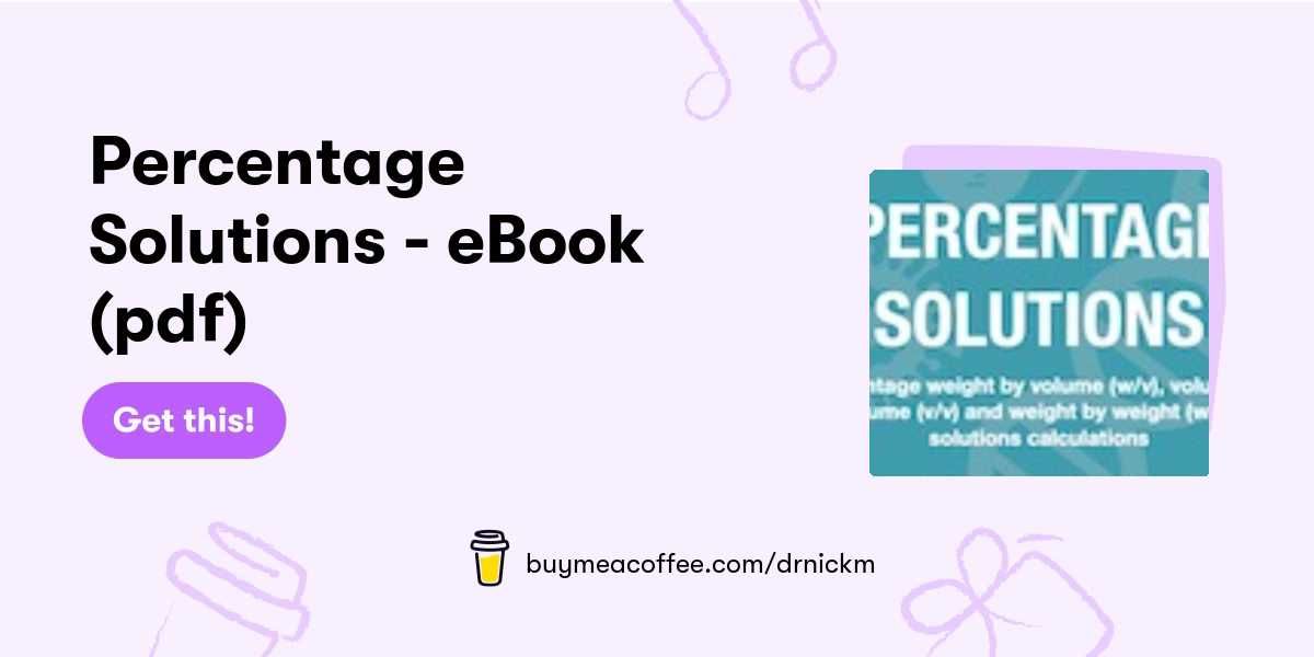 math4bioscience's tweet photo. Get to grips with Percentage Solutions - eBook (pdf) #percentagesolutions #chemistry #biology #maths #science
https://t.co/ccUDbQnlXB https://t.co/btuMnrY1O0