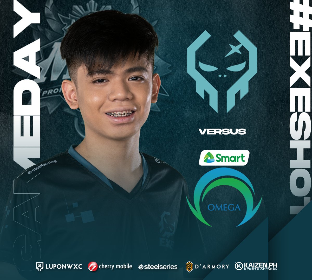 ExecrationGG's tweet photo. DAY 2! This time we will be facing @OmegaEsportsPH later today in a Best of 5 Series. #LABANEXE
#ExeShot #ExeWin #CherryMobile #LuponWxC #SteelSeries #DArmory #KaizenPH https://t.co/5P3rmVv6bC