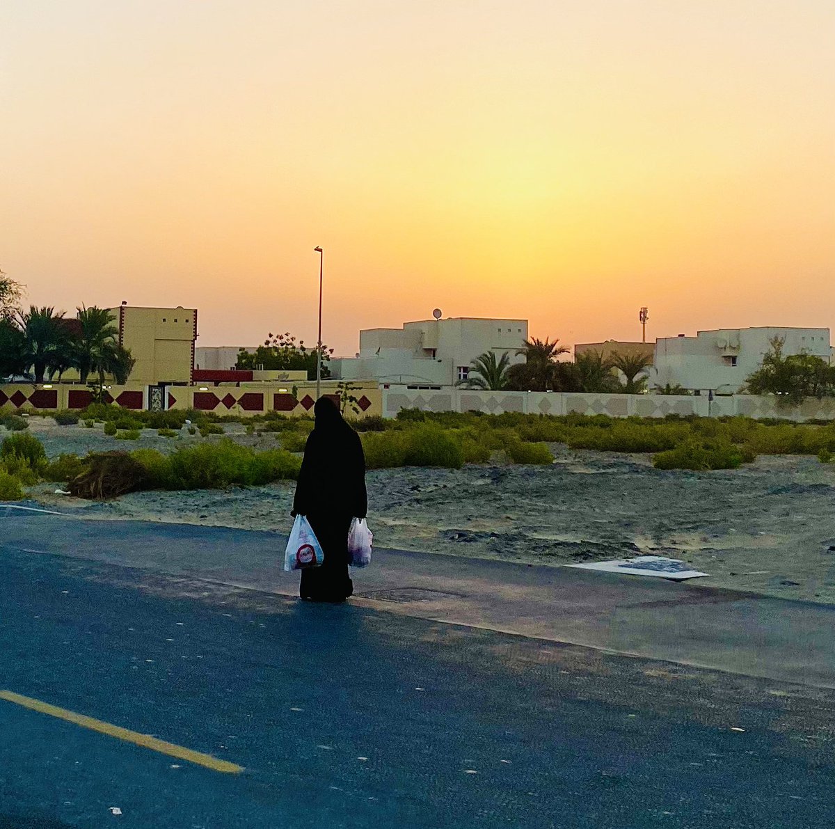 We shared a sunrise together, women as we are #AlWarqa