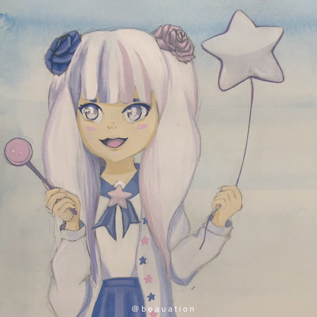 beauation's tweet photo. Congratulations to Devicat for celebrating 6 years of live-streaming on #Twitch! 🌸
This is my gouache painting of #Candicat for Devicat’s DTIYS! ✨
#devicatdtiys @DeviCatOutlet #gouachepainting #finishedart #gouacheillustration #beauation #fanart #dtiys https://t.co/EQ6RAqu7ZW