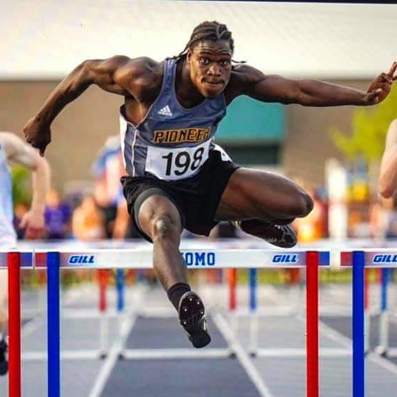 STATEBOUND IN 3 EVENTS!
<a href="/addai_lewellen/">Addai Lewellen</a> qualified for the State Finals in the 100m dash, 300m hurdles and Long Jump!
#proudpapa <a href="/MUKnights/">Marian Knights</a> <a href="/PioneerRegional/">Pioneer Panthers</a>