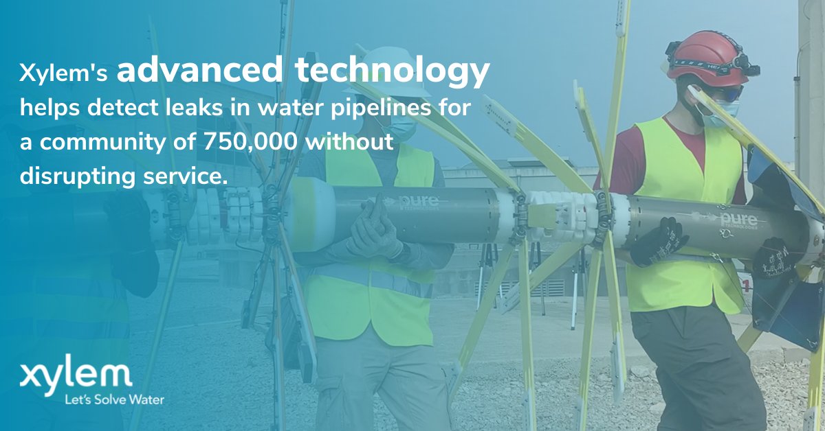 IndiaXylem's tweet photo. After a critical water pipeline burst in Catalonia, Spain, affecting a community of 750,000, the local water consortium deployed Xylem’s SmartBall &amp; PipeDiver technologies to assess and target sections for repair, w/out disrupting service. https://t.co/WFDnuKLgQO #LetsSolveWater https://t.co/vPysr2StXG