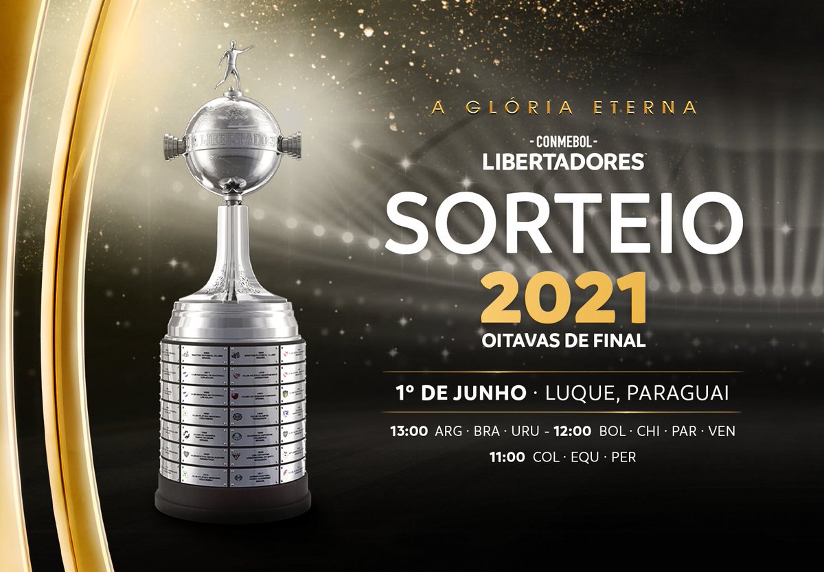 Conmebol Libertadores On Twitter E Hoje Vem Ai O Sorteio Das Oitavas De Final Da Conmebol Libertadores 1 6 Clubes Pela Gloriaeterna Https T Co 1wyovlxau0 Https T Co Ud9ogywrqa