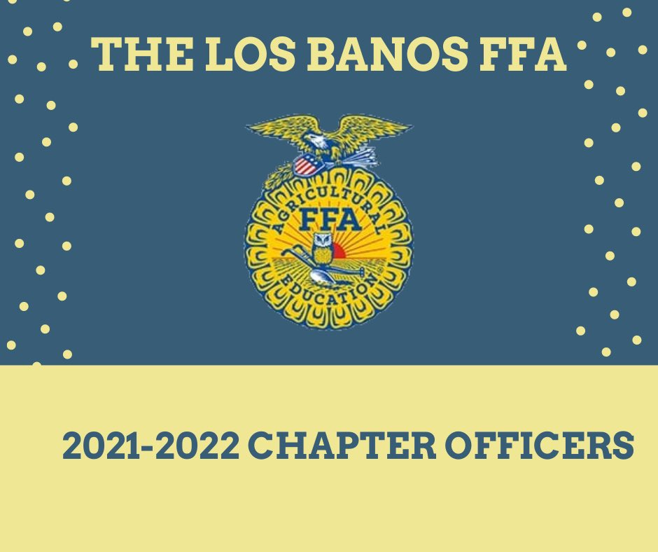 LosBanosFFA's tweet photo. Welcome our new 2021-2022 Officers! 
President: Lexie Carlucci
V.P: Erin Vierra
Secretary: Victoria Paolini
Treasurer: Emma van Loben Sels
Reporter: Makenna Silveira
Sentinel: Jocelyn Vierra https://t.co/w7jR5JPn7F