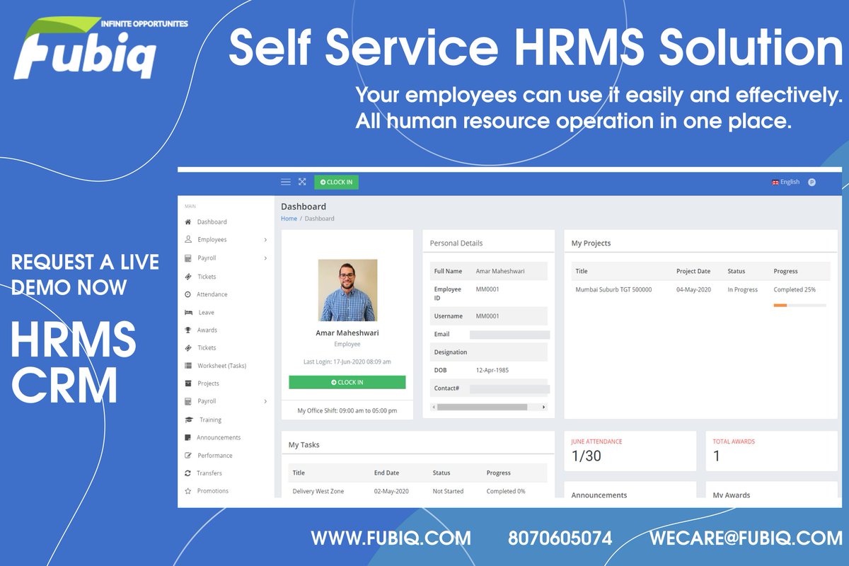 FubiqVentures's tweet image. Join Fubiq: buff.ly/3vUgcGu
Website: buff.ly/3vt7S0t

#hrmsoftware #hrmsoftwaresolutions #hrmssoftware #hrmssoftwareindia #hrmssolution #hrmsmanagement #humanresource #financialservices #fubiq #fintech #aeps #retailers #neo #accounting #travel #money #crm #HRMS