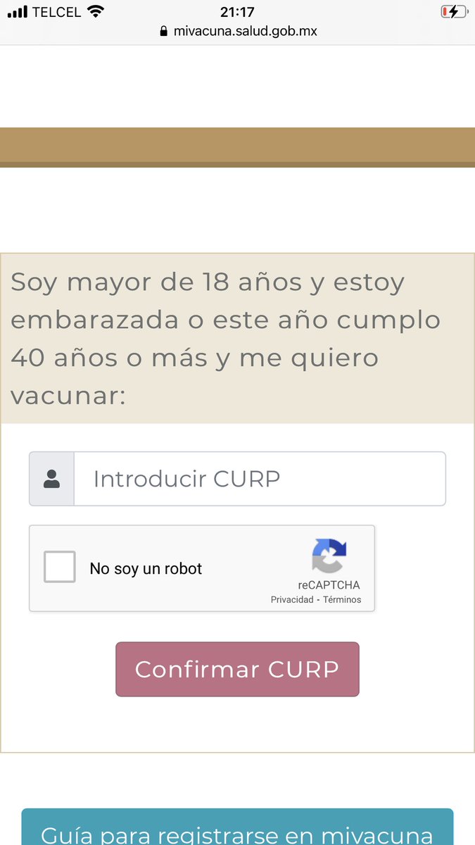 Ya se abrió registro de vacunación anti covid-19 para los de 40 años o más.