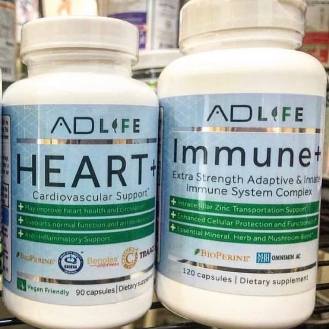 In stock at  @kauaisupplements Your Health &amp; Well Being is #1 
. 
Heart+ &amp; Immune+ is a great stack for keeping you Healthy!

.
-Boost Immune System to fend off Viruses &amp; Harmful Bacteria 
-Help Rid of Harmful Toxins
-Longevity &amp; Wellness
-Cardiovascular Health &amp; Support