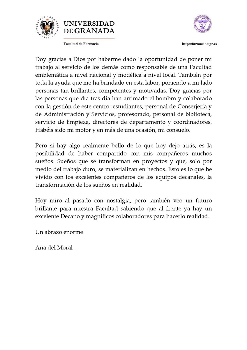 Facultad de Farmacia tweet media