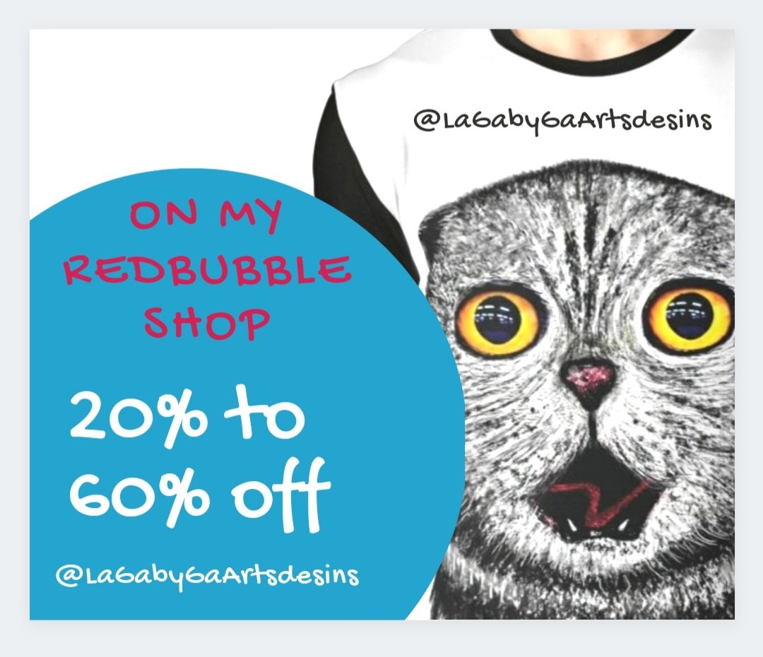 LaGabyGa_Arts's tweet photo. Oh my Cat !!! Irrisistible discounts on my @Redbubble shop. Link in my Bio. Good luck artists!!!
@LaGabyGa_Arts #redbubble #findyourthing #findesemanaconarte #printondemand #shoponline https://t.co/pQDb4Gn4lQ