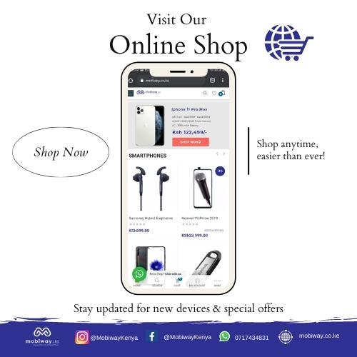 MobiwayKenya's tweet photo. Check out our website https://t.co/DxEAVMWw2f to stay up to date with the latest #Smartphones #PhoneAccessories #Laptops among other #devices
Stay tuned for #AmazingDeals & #GreatDiscountedPrices
.
.
#MobiwayKenya #Committed2Connecting https://t.co/v6Q44AjfcO
