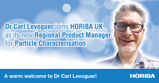HORIBA_UK's tweet image. Building on our long heritage in providing #particlecharacterisation solutions, we are delighted to welcome Dr Carl Levoguer to the HORIBA family. Carl has recently joined the team at @HORIBA_UK as Regional Product Manager, Particle Characterisation. Welcome Carl! #particlesize