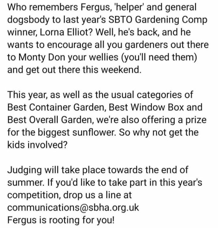 ScotBordersHA's tweet photo. It's #SBTO #Gardening competition time... Here's Fergus to tell you more... https://t.co/rTbtAUTuvp