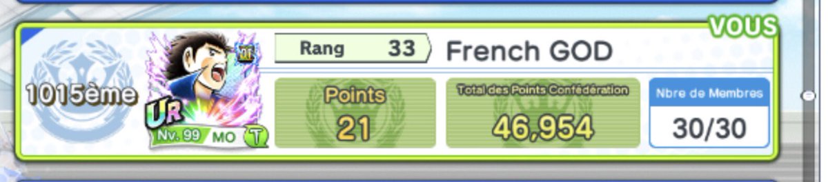 FrenchGod6's tweet photo. Comme au CvC précédent, à nous la médaille ide ! Quasi 47k points 😋!

Un énorme GG à la @Gotei30CTDT qui égalise notre record en CvC! Un plaisir de partager ce top5 avec une conf qui le mérite 👍🏻!

Un big GG aussi aux autres confs qui ont réalisé un top ou une médaille ide! https://t.co/SIH8nrWPIE