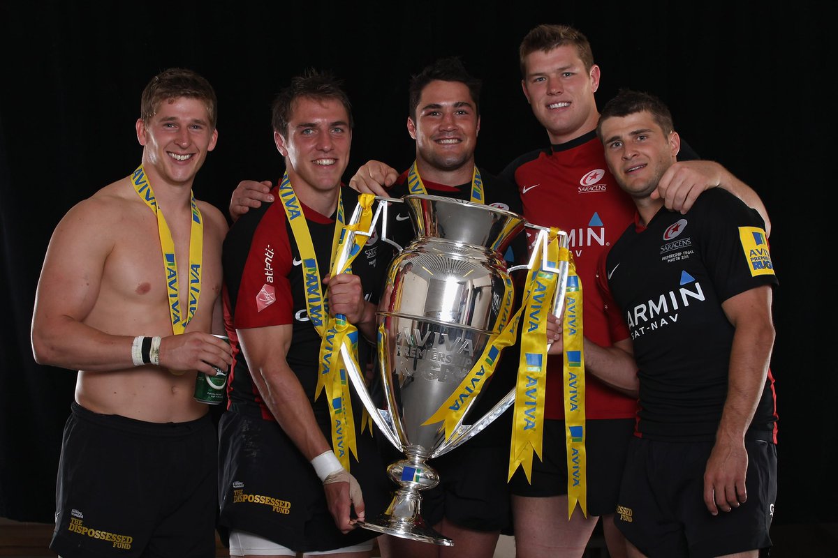 bradbarritt's tweet photo. 10 year anniversary of a special memory at HQ!
@Saracens 1st Premiership title 🏆 https://t.co/bHGTsxrjic