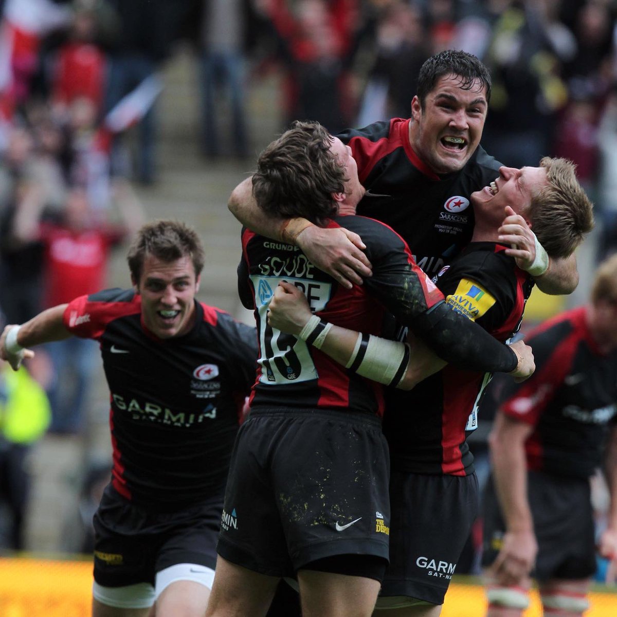 bradbarritt's tweet photo. 10 year anniversary of a special memory at HQ!
@Saracens 1st Premiership title 🏆 https://t.co/bHGTsxrjic