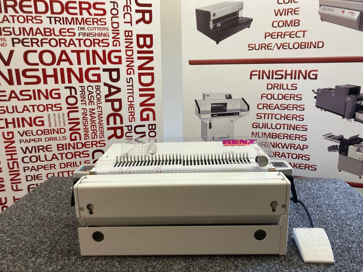 GlendalePS's tweet photo. Now in stock, refurbished Renz DTP340M with 3:1 &amp; 2:1 dies and a Renz ECL360 electric wire closer. Trusted German manufacturing with warranty included.

https://t.co/eDHIXvl149

https://t.co/seWYuhyaMz https://t.co/BcLSCzJM8M