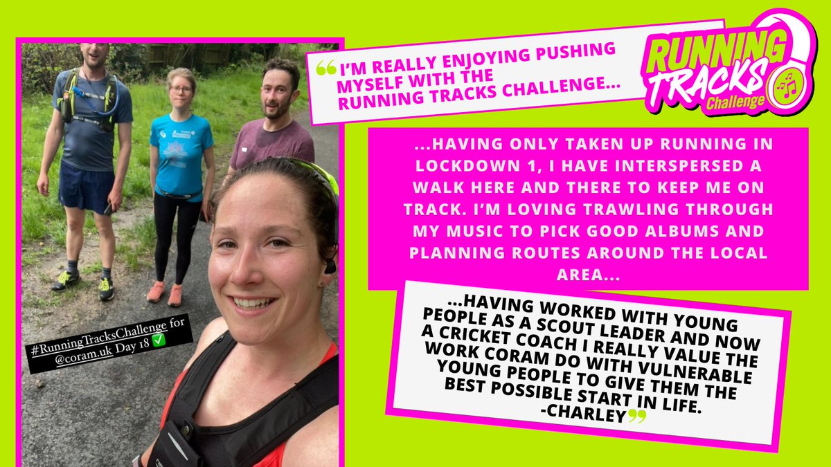 Coram's tweet photo. "The recent rain and hail hasn’t been much fun but when the sun comes out it’s brilliant!"

Today our #RunningTracksChallenge participant spotlight is Charley. Huge thanks to Charley &amp; all our participants. With the finish line in sight, support them here: https://t.co/LuxLyyzzuU https://t.co/uNdNJOjXef