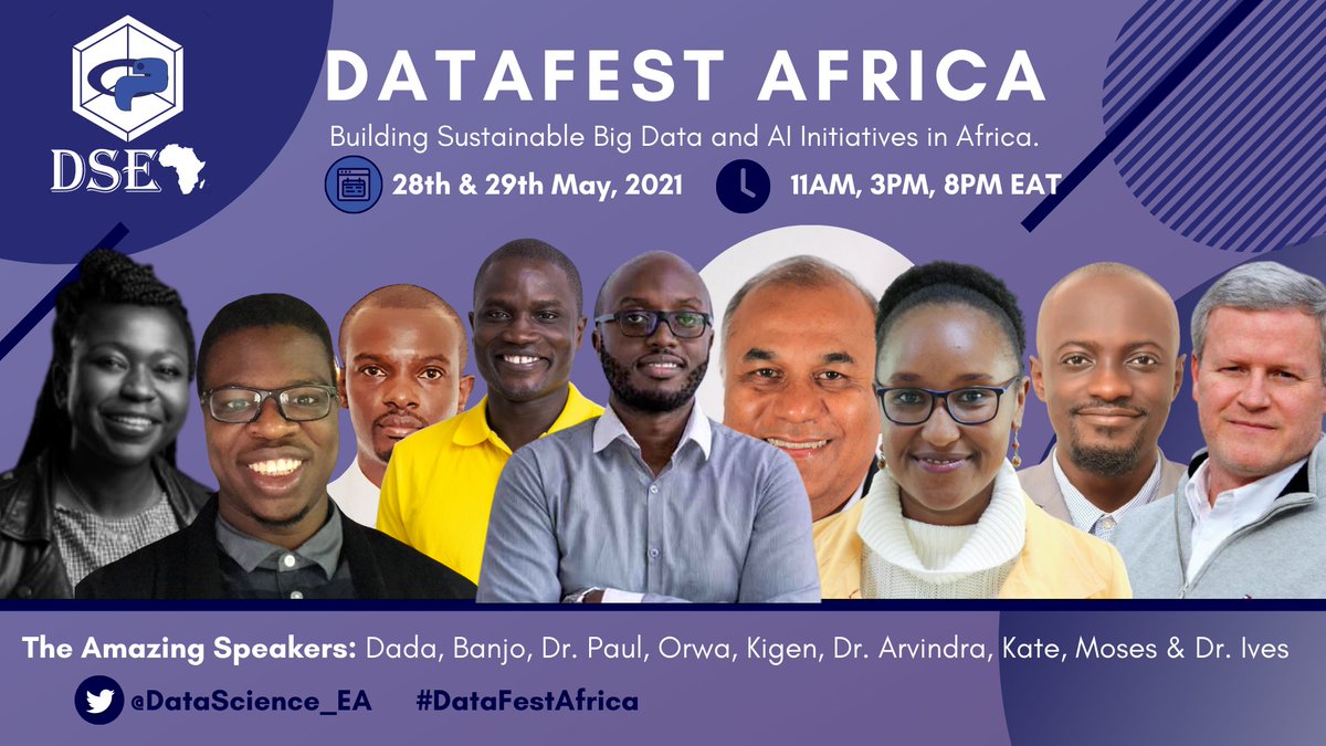Next speaker: @yetudada 
 3:00pm - 5:00pm East African Time. (1:00 PM WAT )

Topic: From Jupyter Notebooks to production-Ready ML and Data Pipelines. 
#DataFestAfrica #100DaysOfCode #WomenWhoCode