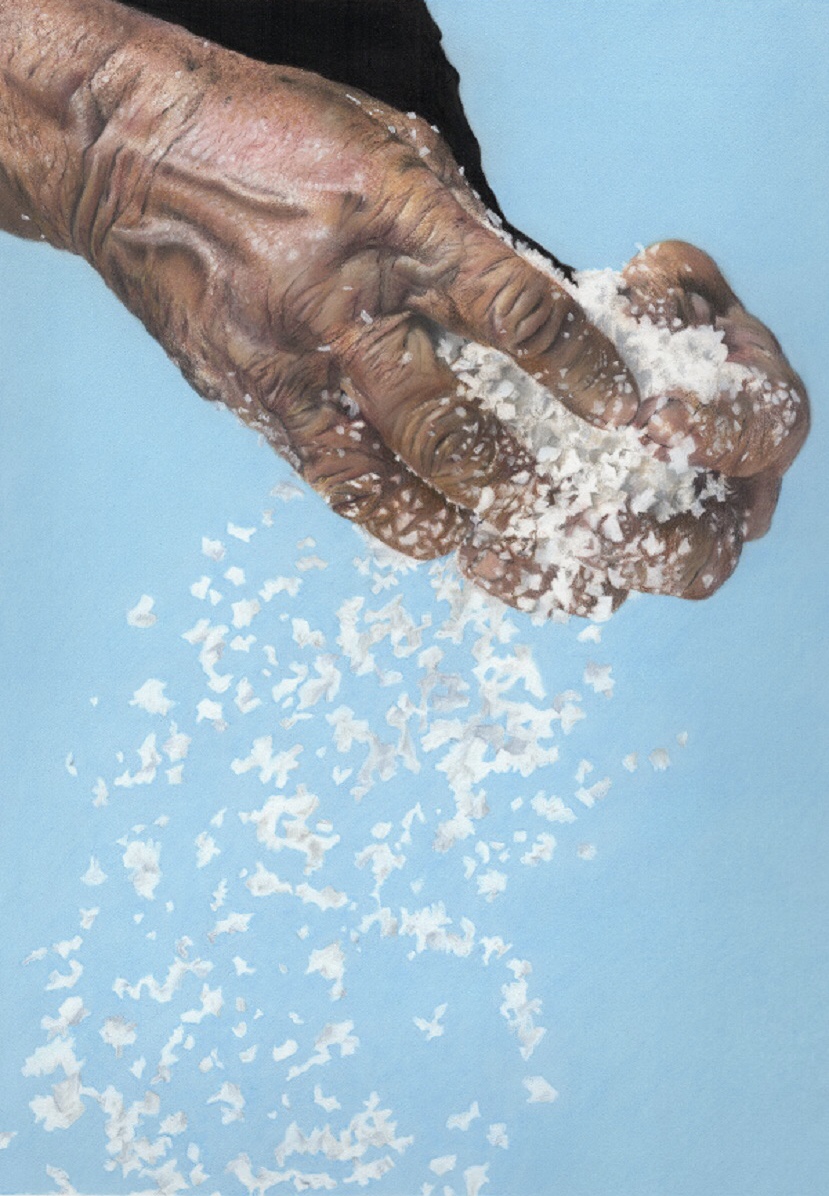 tamsintheartist's tweet photo. 'A Handful of Salt' study in pastel (click to reveal)
I am pleased to be able to share with you the finished artwork.
Thanks go to @HoianRehahn for his amazing image
#womensart #Cornwall #pastelstudy #salt #fineart https://t.co/g5iyfDY2Tz