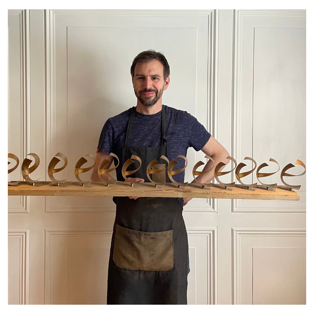 studioarcform's tweet photo. #theeuropas trophies are nearly ready to go, some of them are pictured here!

After seeing our sculptures they contacted us to design &amp; make a trophy for their awards. The brief was abstract letter e to signify #TheEuropas 

Cannot wait to see them finished!

#studioarcform https://t.co/xwBvGFuFRT
