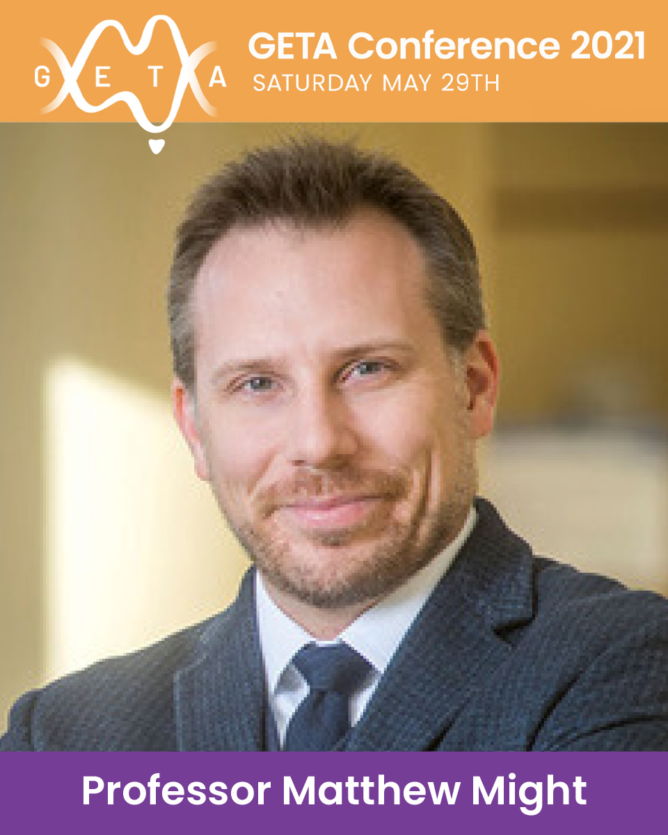 geneticepilepsy's tweet photo. GETA 2021 SPEAKER PROFILE:
@mattmight 
Title: The Algorithm for Precision Medicine

#GETA2021 #mattmight #precisionmedicine https://t.co/KeiHsSJtpx