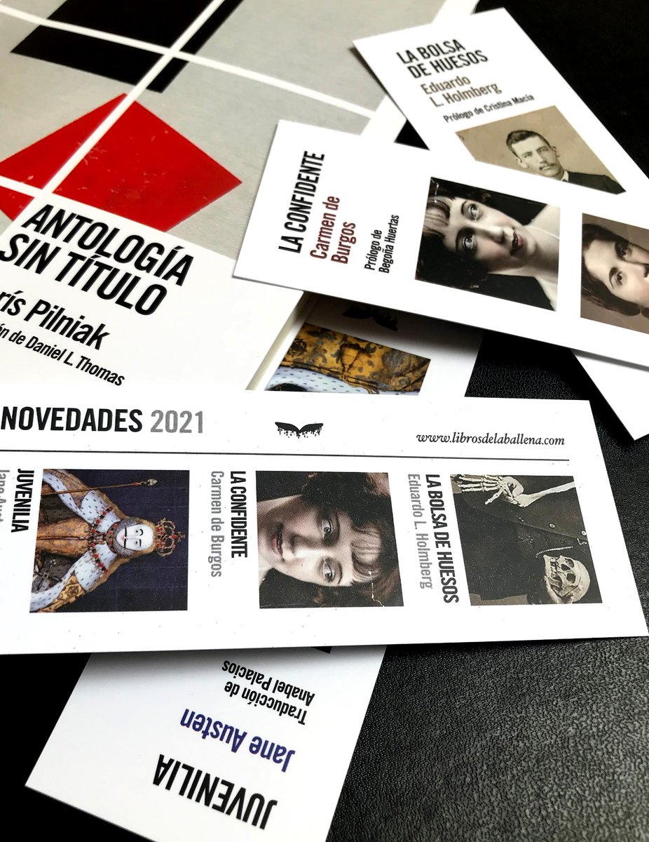 librosballena's tweet photo. Nuestro libros ya llevan un par de días en las librerías y los editores os queremos agradecer todo el apoyo recibido. Ver los libros en la mesa de novedades nos hace muchísima ilusión ¡Disfrutad de las lecturas! 🥀❄️👒🦴 https://t.co/p7201Itqqm