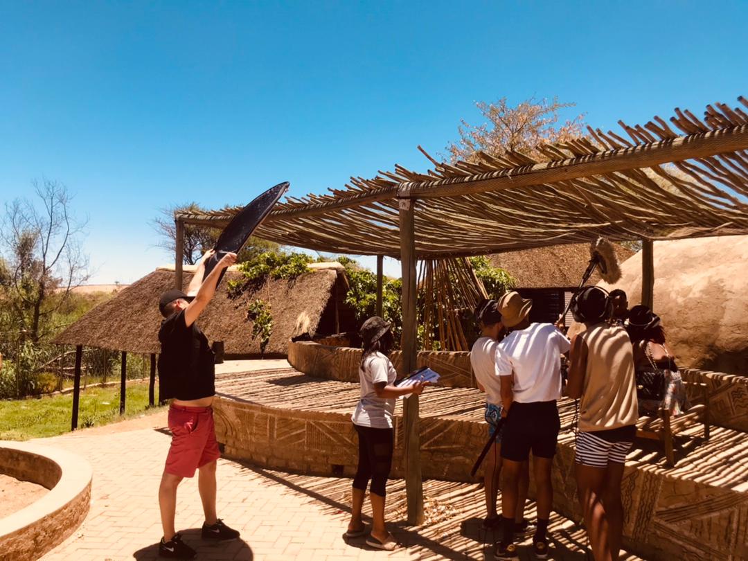 HilmaSheehama's tweet photo. Behind the scenes from our latest film kegumbo Okegumbo. Check it out on @showmaxonline it’s been a plessure working with my team @riejhaat07 @shonangava you guys brought it to life and put my imagination on screen. 🌟🥂@multichoicetalentfactory @dstvnamibia @GOtvNamibia https://t.co/G1VErD5iLZ