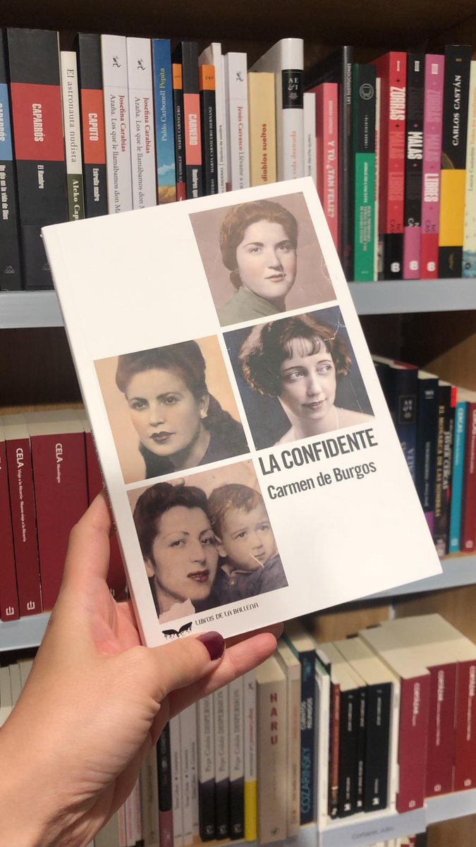 Colombinescribe's tweet photo. Lady Patricia (@PatriTrapero) nos pasó esta foto de La confidente en El corte inglés de Goya 💜 https://t.co/GWiwlvodS4