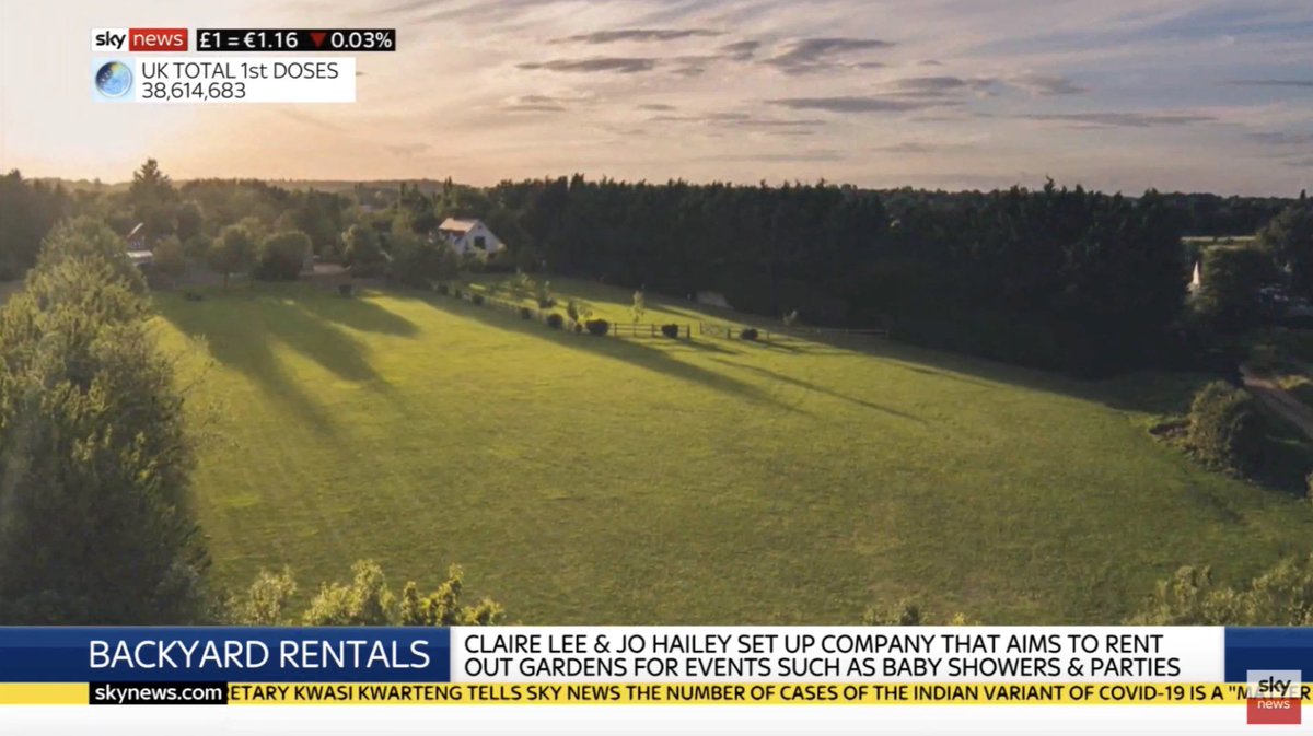 Mill Farm made it onto Sky News this morning as part of a @BorrowmyGarden news piece 🙌
#ukweddingvenue
#countrysidewedding
#marqueewedding
#tipiwedding
#weddinginspo
#englishweddings
#bridetobe
#outdoorlife
#ukcountryside #outdoorevents #eventplanning #camping-trip #campingvibes