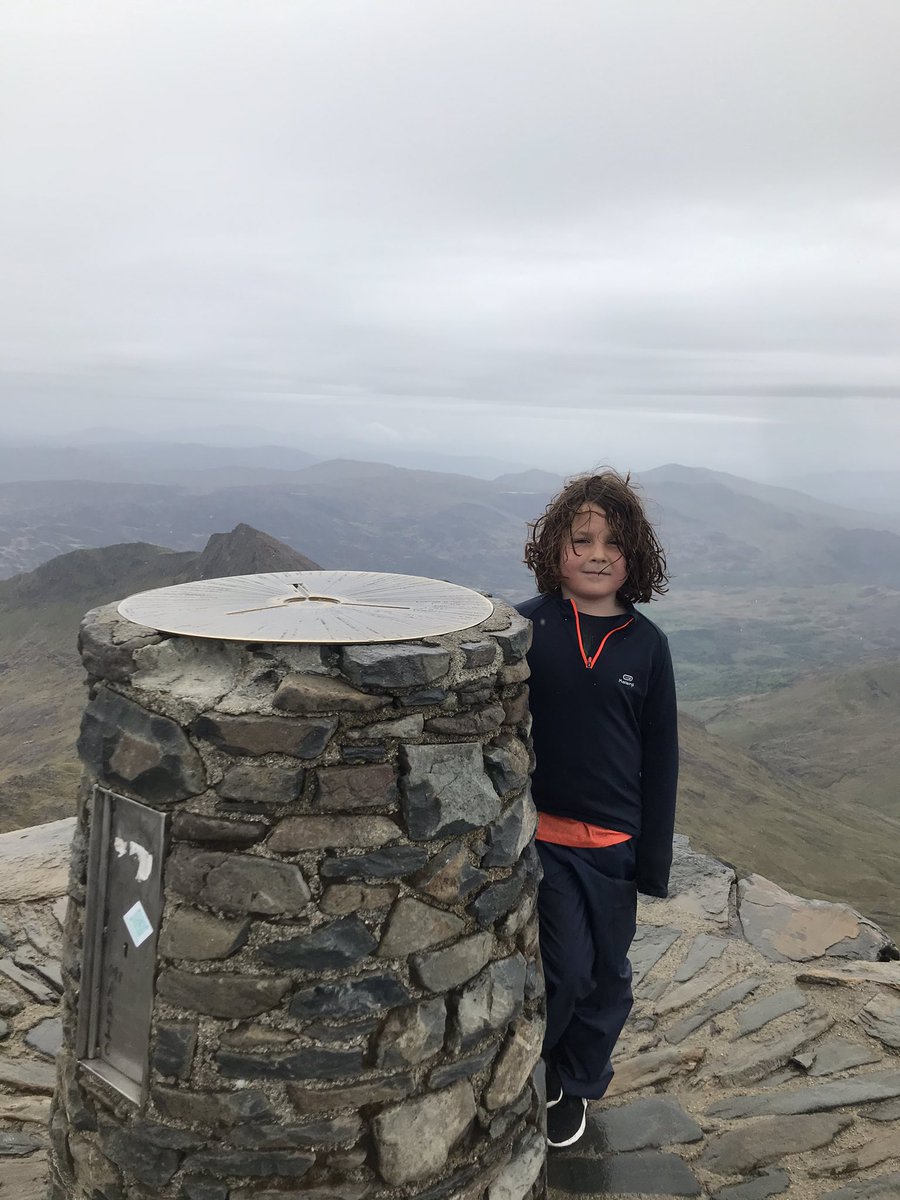 Proud dad alert. Snowdon done ✅ next stop Ben Neverest <a href="/Hainescat/">dave haines</a>