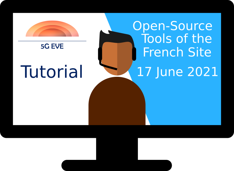 📣 Register now for our one-hour Tutorial on Open-Source Tools of the French 5G-EVE Site, 17 June, 14:00-15:00 CEST. 
ℹ️ 5g-eve.eu/event/tutorial…
#5Ginfrastructure #5GEVEplatform #OpenSource <a href="/5GPPP/">5GPPP</a>