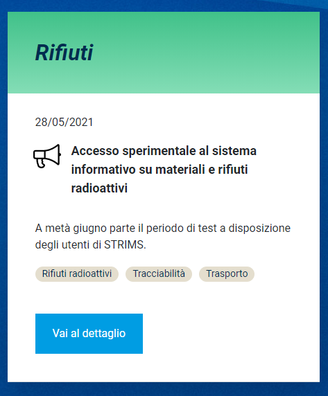 ecocamere's tweet photo. .@ISIN_Nucleare aprirà una sperimentazione per i destinatari del sistema informativo su materiali e #rifiuti #radioattivi: gli utenti potranno così testare le funzionalità prima della piena operatività. https://t.co/UWeG4hQDQ4
#tracciabilità #STRIMS
@unioncamere @Ecomondo https://t.co/AZgVynQATm