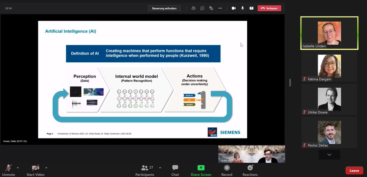 fccdp's tweet photo. #ICDSST2021 starts its last Day3 today. The ICDSST2021 #Decision_Support_System_Technology Conference enjoys now the presentation "Using AI to Advance Factory Planning" from Ralph Grothmann and Ulrike Dowie, from Siemens.
#ICDSST2021 last Day3 Program https://t.co/R8kmIsUHOC https://t.co/QlWwld79D1