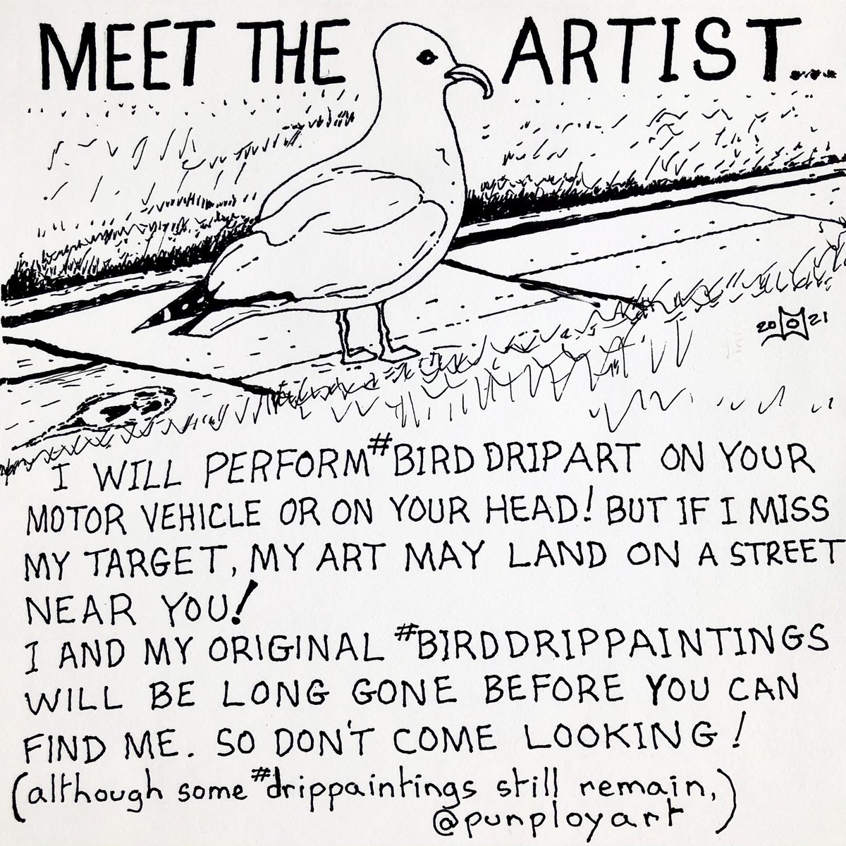 Confessions from an unknown artist. @punployart