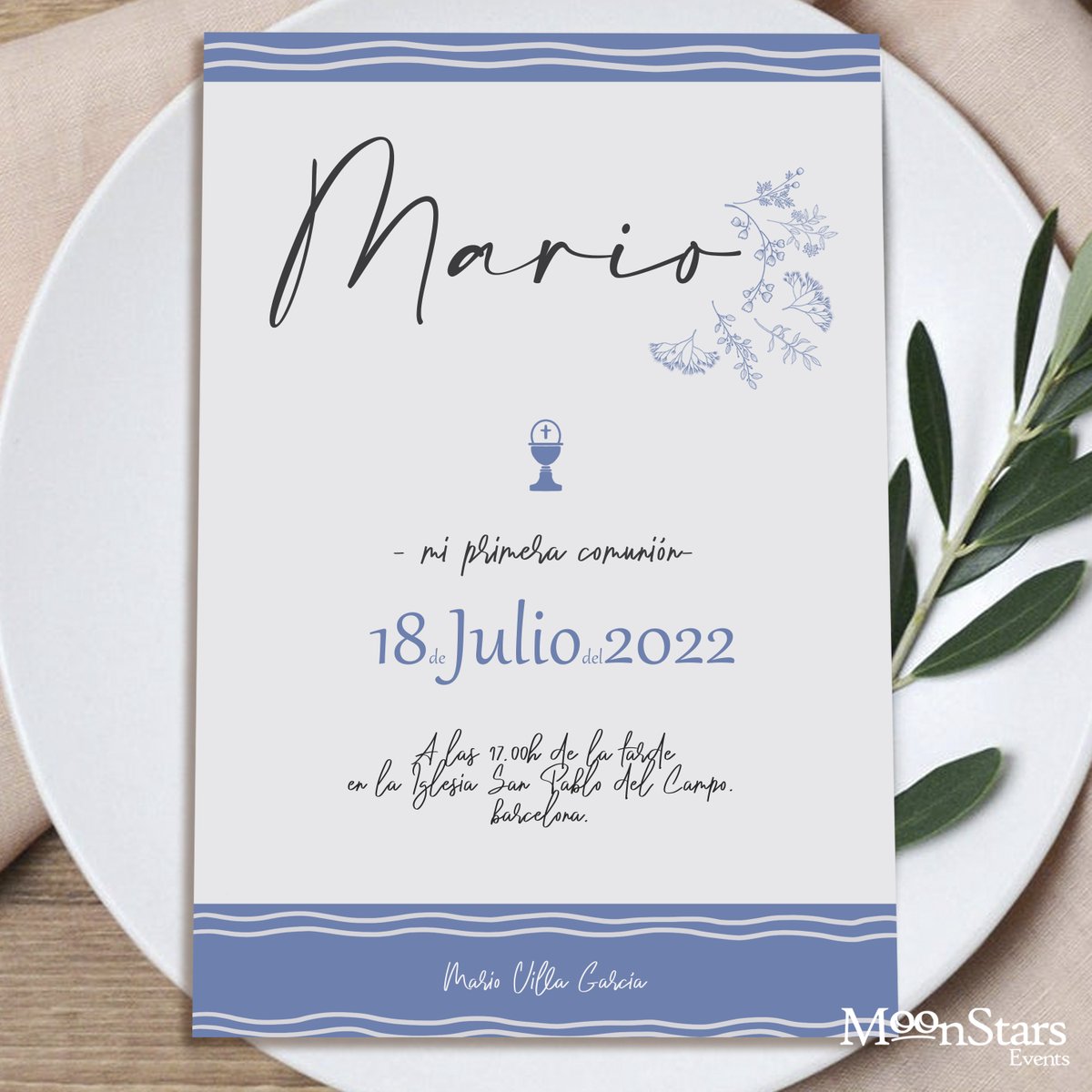 Comenzando el mes de mayo hicimos unas cuantas propuestas para las invitaciones y recordatorios de comuniones. ¿Qué os parecen?

Podéis seguirnos en <a href="/moonstars/">Donna</a>.event y ver más ideas en nuestra web 🎉

instagram.com/p/CO0OWmWD48x/