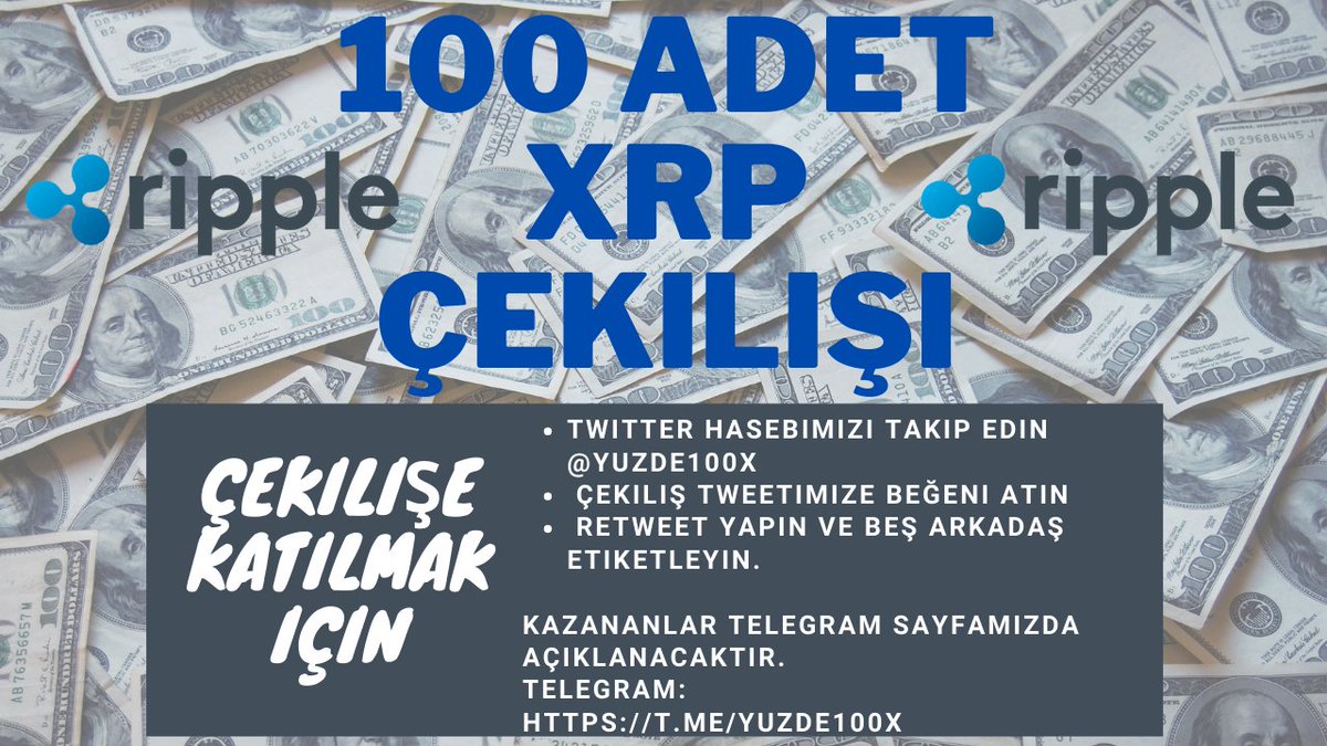 turkaltyapi's tweet photo. 1. Twitter hasebimizi takip edın!
2. Çekiliş tweetimize beğeni atin!
3. Retweet yapın ve beş arkadaş etiketleyin!

Kazananlar 7 haziran telegram sayfamizda açıklanacaktır. 
https://t.co/IaZn7YsHXw
 
#çekilişvakti #cekiliş #kazan #kripto #kriptopara #xrp

https://t.co/rBsebUXKz3⬅️ https://t.co/YgJHY9wbRb
