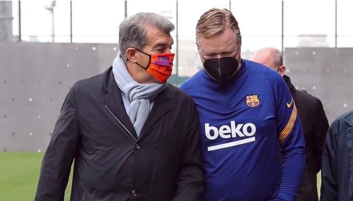 Ronald Koeman'ın geleceği üzerine Joan Laporta :

🗣 "Önümüzdeki hafta Koeman ile görüşeceğiz ve her şeyi konuşup, birlikte karar vereceğiz. Bu sezon yapılan her şeyi değerlendiriyoruz."

 [ Barca Centre ]