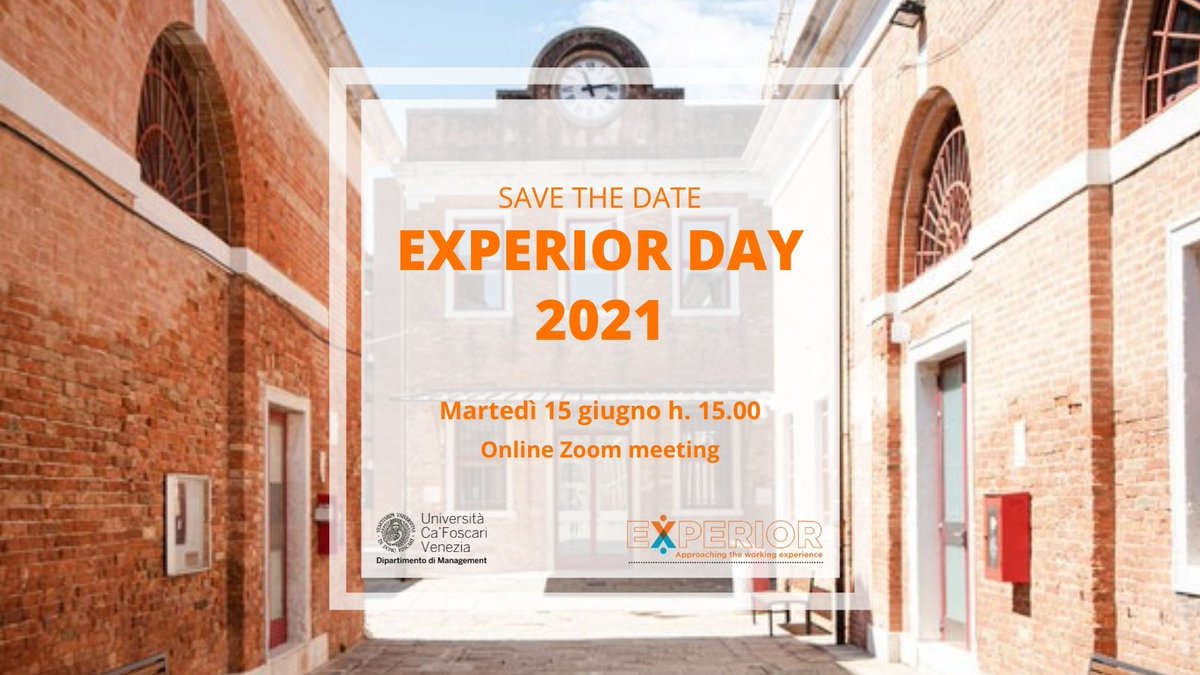 ManagementUnive's tweet photo. 📌 #SaveTheDate 👉 il #15giugno sarà EXPERIOR DAY!
Si terrà online alle ore 15.00 la cerimonia conclusiva della quinta edizione di #experiorproject
👉 Per partecipare all'evento: https://t.co/ss2FOmTWbY
#DipManUnive https://t.co/ypoFdE6Png