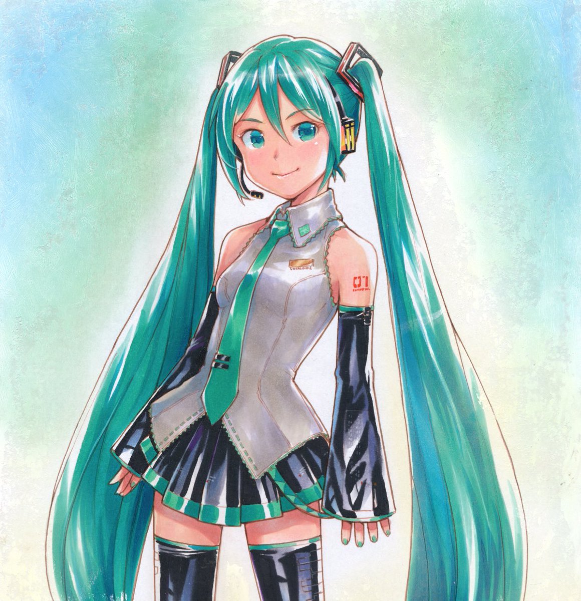 初音ミク 「#みなさん去年の今頃はどんな絵描いてましたか

もう、一年経つんですね…¶(⁄=」|MayoRiyo まよりよのイラスト