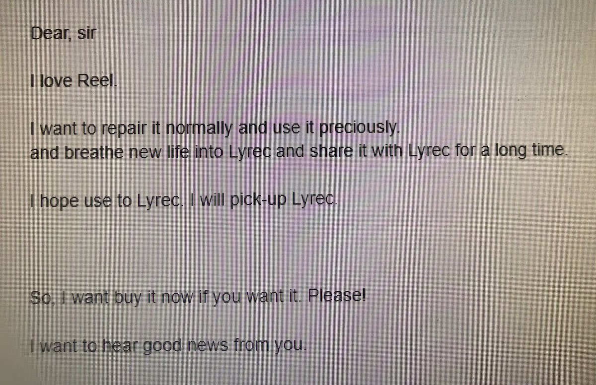 RobinTheFog's tweet photo. A short poem about #Lyrec #ReeltoReel #TapeRecorders https://t.co/jW74XIGcbr
