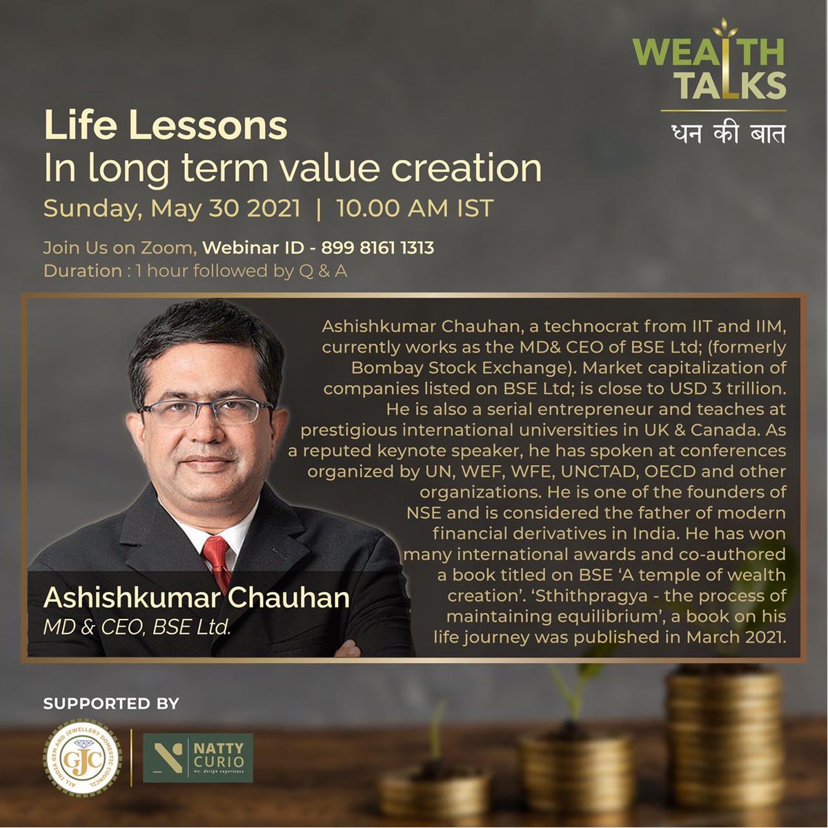 anilpra25374197's tweet photo. We are humbled by the  overwhelming response to Wealth Talks. You can now join the session by  registering on Zoom or on Facebook  as we go live : The links are shared below 1. FB : https://t.co/Ndgggxkfy0 2. Zoom : https://t.co/F3C43zB6rD https://t.co/hxV7RfeflA